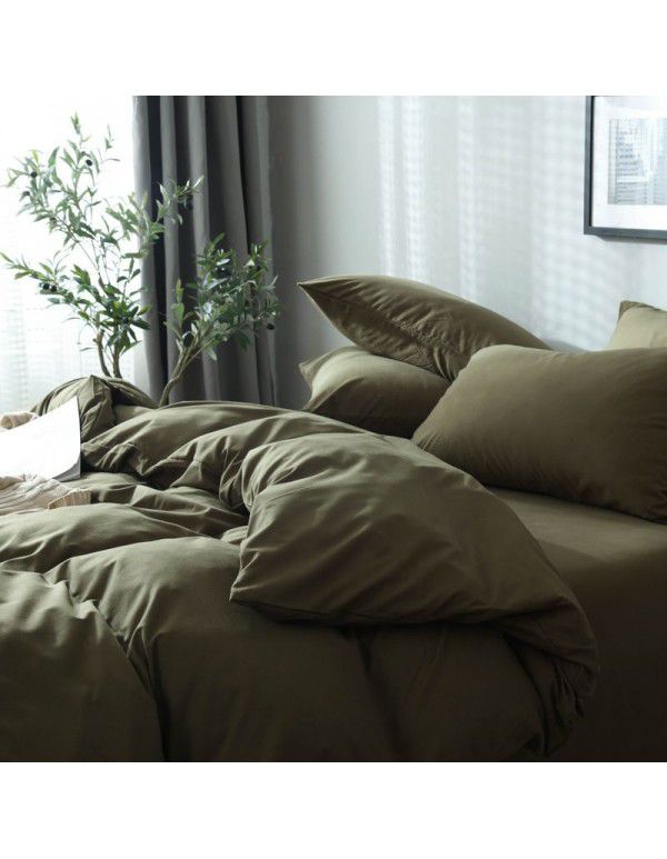  cross border trade small batch quilt cover three piece set Japanese fitted sheet four piece set 