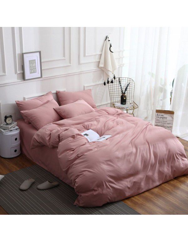  cross border foreign trade home textile three piece quilt cover, Japanese Simmons protective cover, four piece set 
