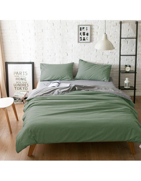  cross border foreign trade home textile three piece quilt cover, Japanese Simmons protective cover, four piece set 
