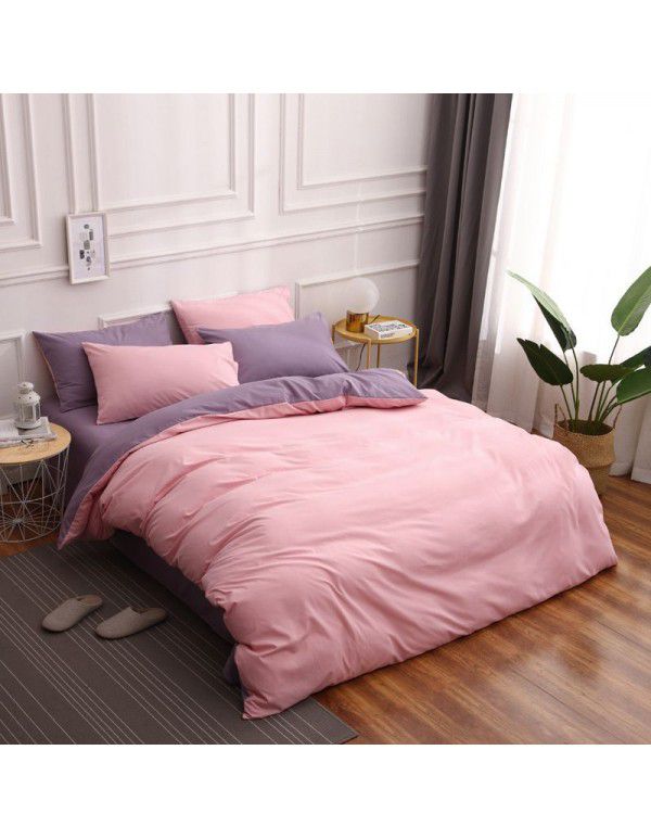  cross border foreign trade home textile three piece quilt cover, Japanese Simmons protective cover, four piece set 