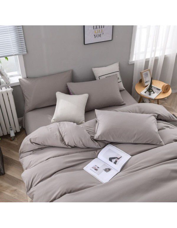  cross border trade small batch quilt cover three piece set Japanese fitted sheet four piece set 