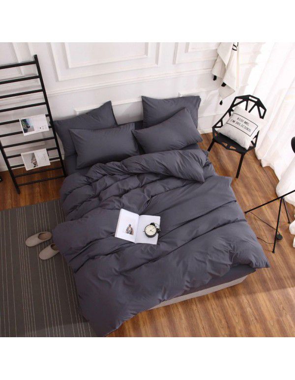  cross border foreign trade home textile three piece quilt cover, Japanese Simmons protective cover, four piece set 