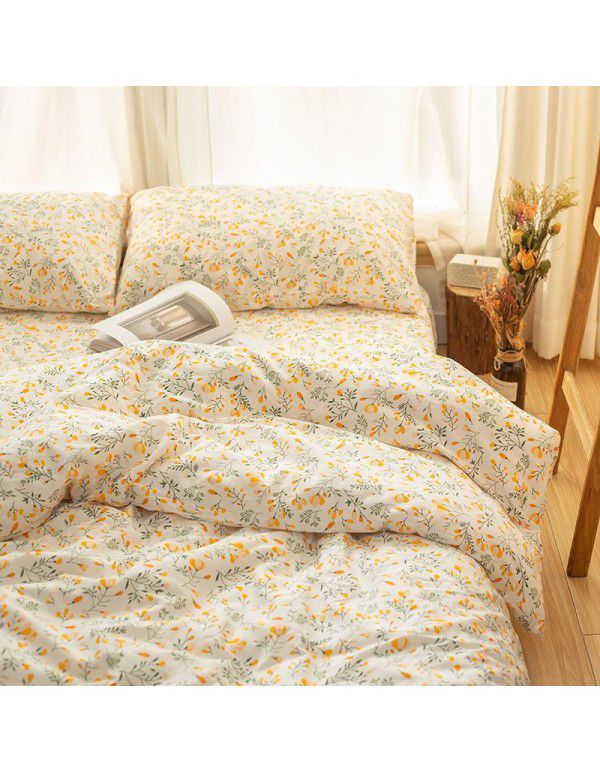 Bedding sheet, single piece, pure cotton quilt cover, 1.5m1.8m, student dormitory bedding