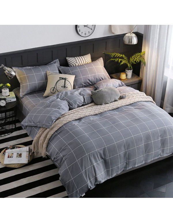 Three piece Bedding Set Gift Aloe Cotton Bedding Sheet Quilt Cover Four piece Bedding Sheet Set One piece Issued to Manufacturer Wholesale