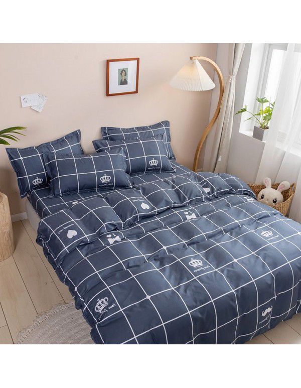 Three piece Bedding Set Gift Aloe Cotton Bedding Sheet Quilt Cover Four piece Bedding Sheet Set One piece Issued to Manufacturer Wholesale