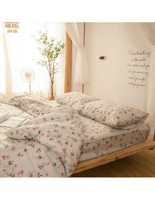 Bedding sheet, single piece, pure cotton quilt cover, 1.5m1.8m, student dormitory bedding