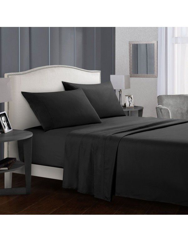 Victoria Europe cross-border home textile Amazon ebay bed sheet fitted sheet foreign trade four piece bedsheetset pillowcase