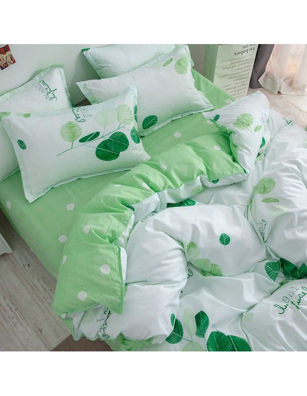 Three piece Bedding Set Gift Aloe Cotton Bedding Sheet Quilt Cover Four piece Bedding Sheet Set One piece Issued to Manufacturer Wholesale