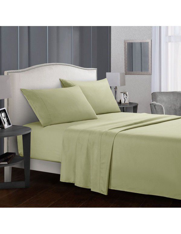 Victoria Europe cross-border home textile Amazon ebay bed sheet fitted sheet foreign trade four piece bedsheetset pillowcase