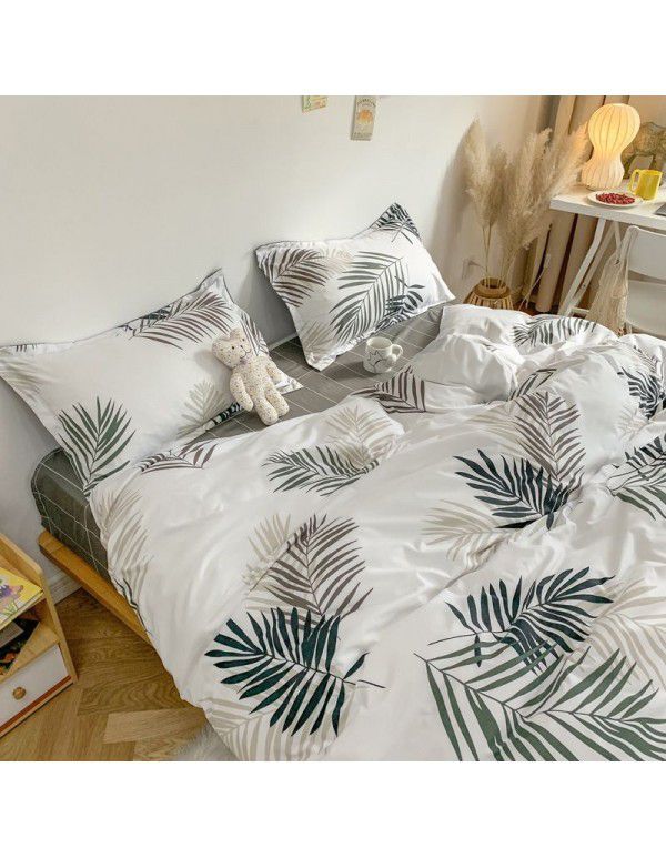 Three piece Bedding Set Gift Aloe Cotton Bedding Sheet Quilt Cover Four piece Bedding Sheet Set One piece Issued to Manufacturer Wholesale