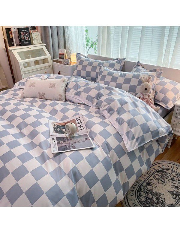 Three piece Bedding Set Gift Aloe Cotton Bedding Sheet Quilt Cover Four piece Bedding Sheet Set One piece Issued to Manufacturer Wholesale