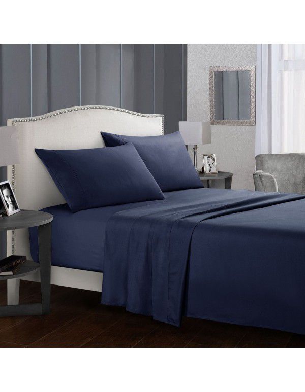 Victoria Europe cross-border home textile Amazon ebay bed sheet fitted sheet foreign trade four piece bedsheetset pillowcase
