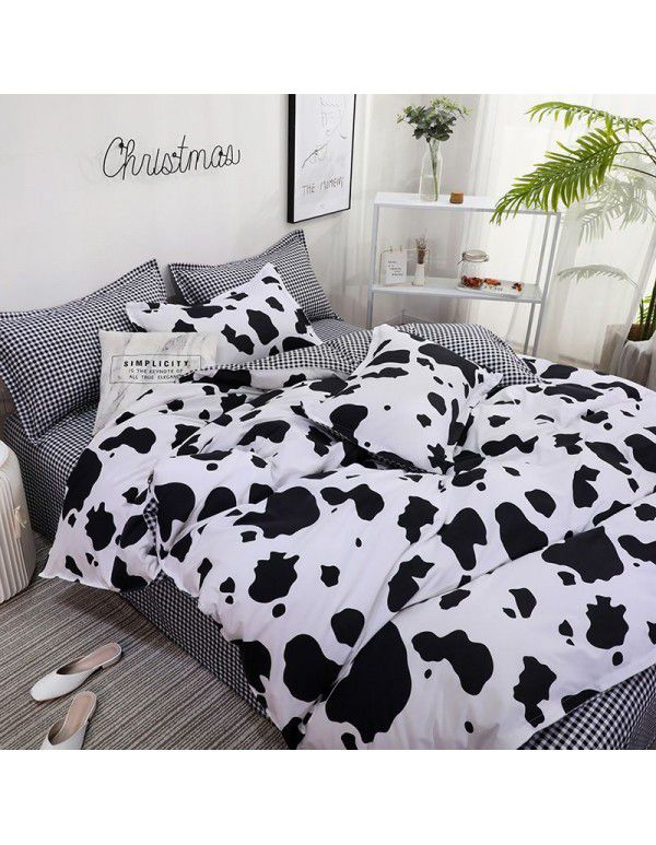 Three piece Bedding Set Gift Aloe Cotton Bedding Sheet Quilt Cover Four piece Bedding Sheet Set One piece Issued to Manufacturer Wholesale