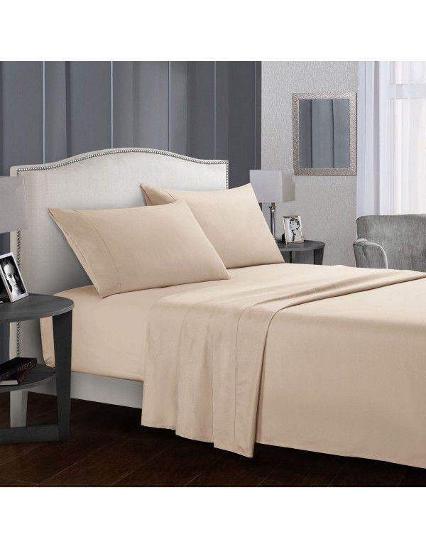 Victoria Europe cross-border home textile Amazon ebay bed sheet fitted sheet foreign trade four piece bedsheetset pillowcase