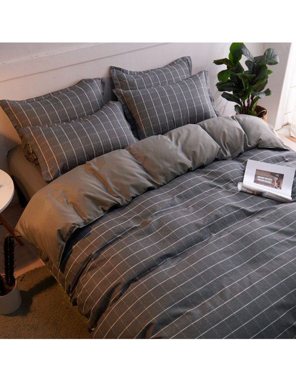 Three piece Bedding Set Gift Aloe Cotton Bedding Sheet Quilt Cover Four piece Bedding Sheet Set One piece Issued to Manufacturer Wholesale