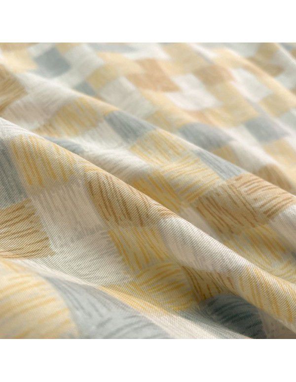 New 40 Thread Count Thickened Cotton Four Piece Single Twin Student Dormitory Bedding Sheet All Cotton Three Piece Bedding
