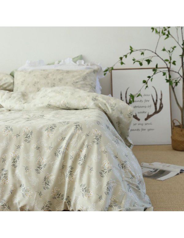 Bedding sheet, single piece, pure cotton quilt cover, 1.5m1.8m, student dormitory bedding