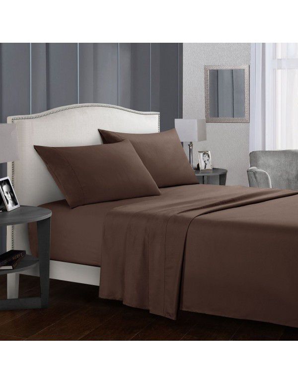 Victoria Europe cross-border home textile Amazon ebay bed sheet fitted sheet foreign trade four piece bedsheetset pillowcase