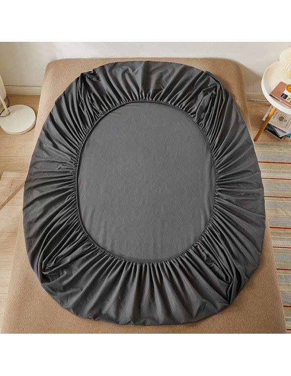 Pure cotton fitted sheet One piece cotton dust-proof bedspread heightening Simmons mattress All inclusive protective cover 1.8m sheet