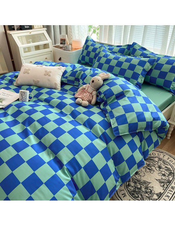 Three piece Bedding Set Gift Aloe Cotton Bedding Sheet Quilt Cover Four piece Bedding Sheet Set One piece Issued to Manufacturer Wholesale