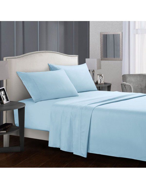 Victoria Europe cross-border home textile Amazon ebay bed sheet fitted sheet foreign trade four piece bedsheetset pillowcase