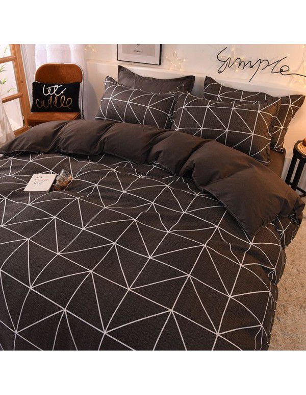 Three piece Bedding Set Gift Aloe Cotton Bedding Sheet Quilt Cover Four piece Bedding Sheet Set One piece Issued to Manufacturer Wholesale