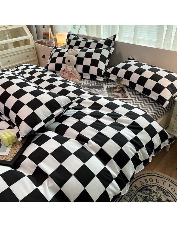 Three piece Bedding Set Gift Aloe Cotton Bedding Sheet Quilt Cover Four piece Bedding Sheet Set One piece Issued to Manufacturer Wholesale