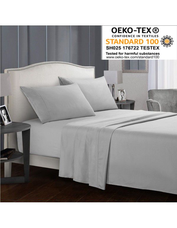 Victoria Europe cross-border home textile Amazon ebay bed sheet fitted sheet foreign trade four piece bedsheetset pillowcase