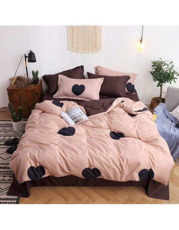 Three piece Bedding Set Gift Aloe Cotton Bedding Sheet Quilt Cover Four piece Bedding Sheet Set One piece Issued to Manufacturer Wholesale