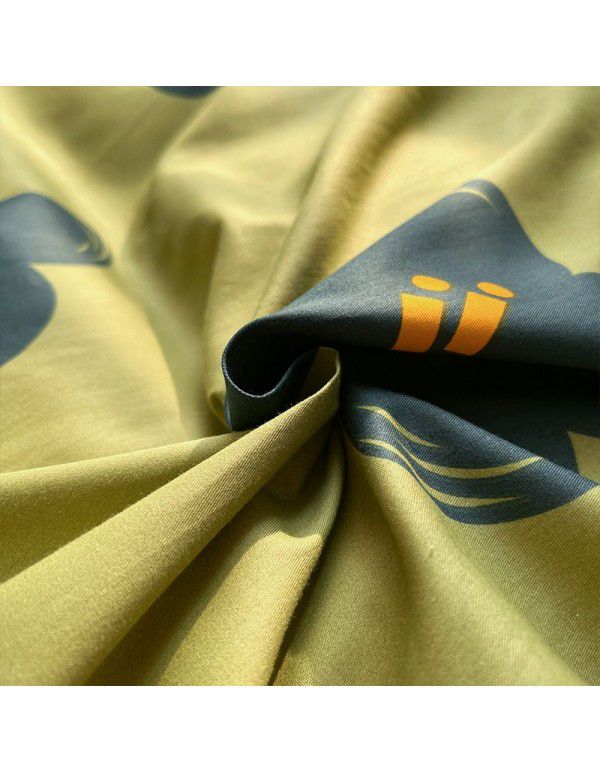 Cotton quilt cover, single piece, 100% cotton, 150x200, student dormitory, single person, 1.5 sheets, bed sheet, quilt cover, 200x230