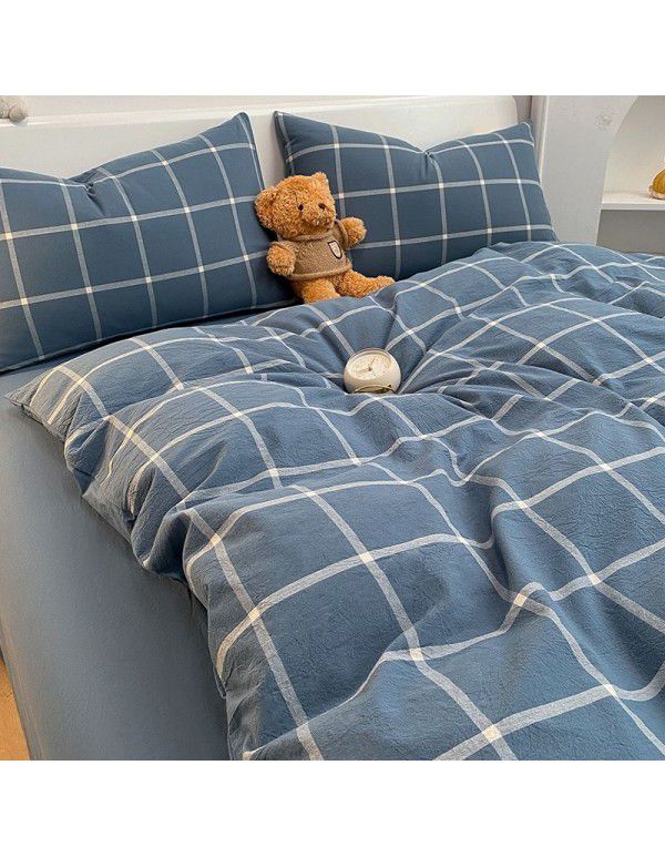 Quilt cover All cotton Quilt cover Cotton washable quilt cover One piece 150x200x230 single double bed single men's quilt sheet 1.5