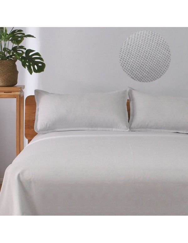 Old coarse cloth bed sheet, single piece of pure cotton, thickened, thickened, thick, old trial Japanese style