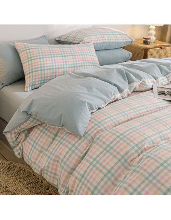 Quilt cover All cotton Quilt cover Cotton washable quilt cover One piece 150x200x230 single double bed single men's quilt sheet 1.5