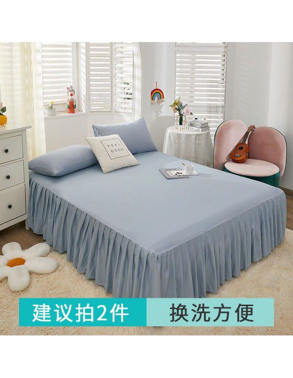 Bed skirt, bedspread, skirt type bedspread, single dust-proof cover, anti-skid protective cover, cartoon, all-purpose, 2022 new model