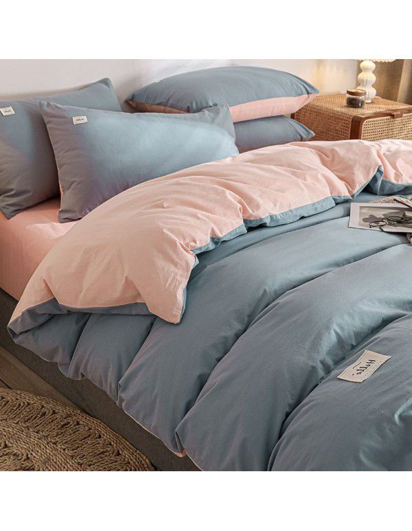 Quilt cover All cotton Quilt cover Cotton washable quilt cover One piece 150x200x230 single double bed single men's quilt sheet 1.5