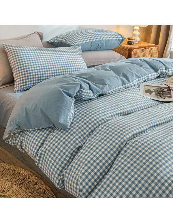 Quilt cover All cotton Quilt cover Cotton washable quilt cover One piece 150x200x230 single double bed single men's quilt sheet 1.5