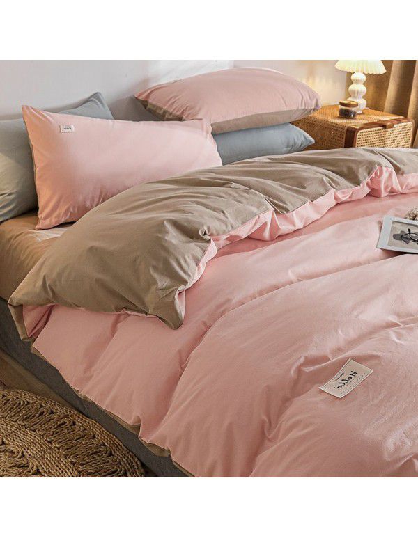 Quilt cover All cotton Quilt cover Cotton washable quilt cover One piece 150x200x230 single double bed single men's quilt sheet 1.5