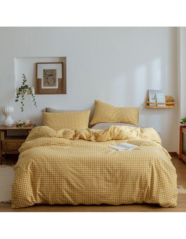 100% cotton quilt cover, one piece thickened 150x200x230 single person 1.5m quilt cover, 180cm quilt sheet