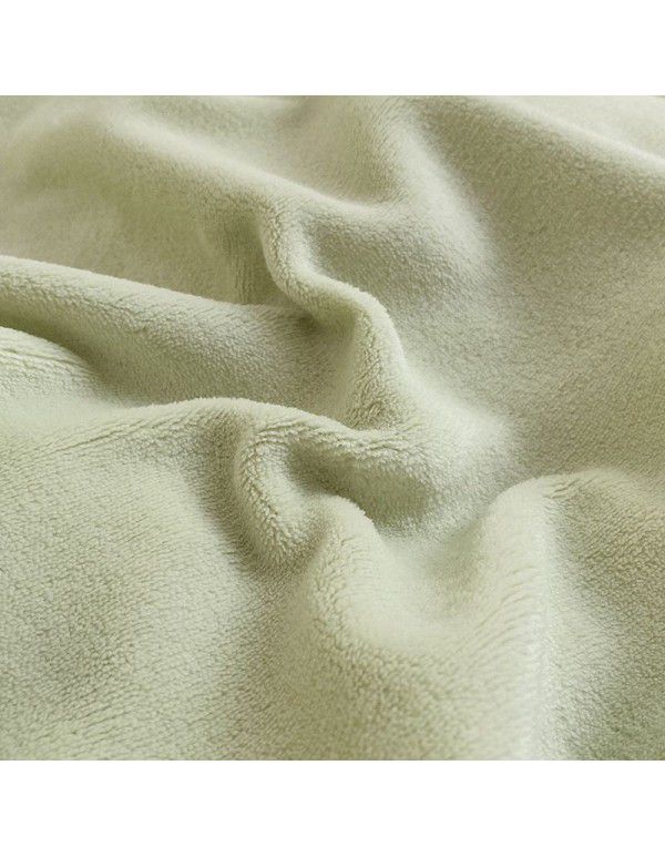 Wholesale of solid color mixed with milk velvet four piece winter thickened thermal coral velvet bedspread, quilt cover, fitted sheet and bedding