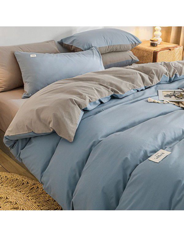 Quilt cover All cotton Quilt cover Cotton washable quilt cover One piece 150x200x230 single double bed single men's quilt sheet 1.5