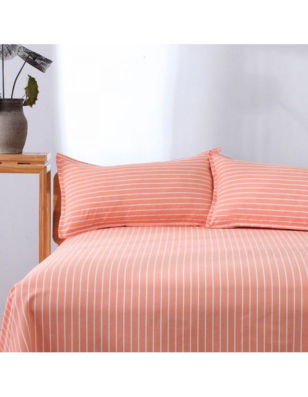 Old coarse cloth bed sheet, single piece of pure cotton, thickened, thickened, thick, old trial Japanese style