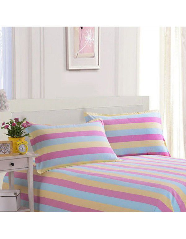 Old coarse cloth bed sheet, single piece of pure cotton, thickened, thickened, thick, old trial Japanese style
