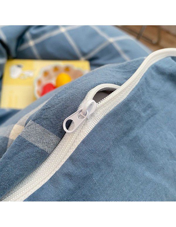 Quilt cover All cotton Quilt cover Cotton washable quilt cover One piece 150x200x230 single double bed single men's quilt sheet 1.5