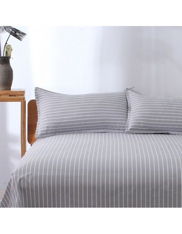 Old coarse cloth bed sheet, single piece of pure cotton, thickened, thickened, thick, old trial Japanese style