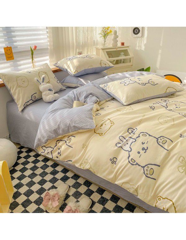 100% cotton quilt cover single bed product set 100% cotton winter quilt single quilt cover 150x200x230 children double