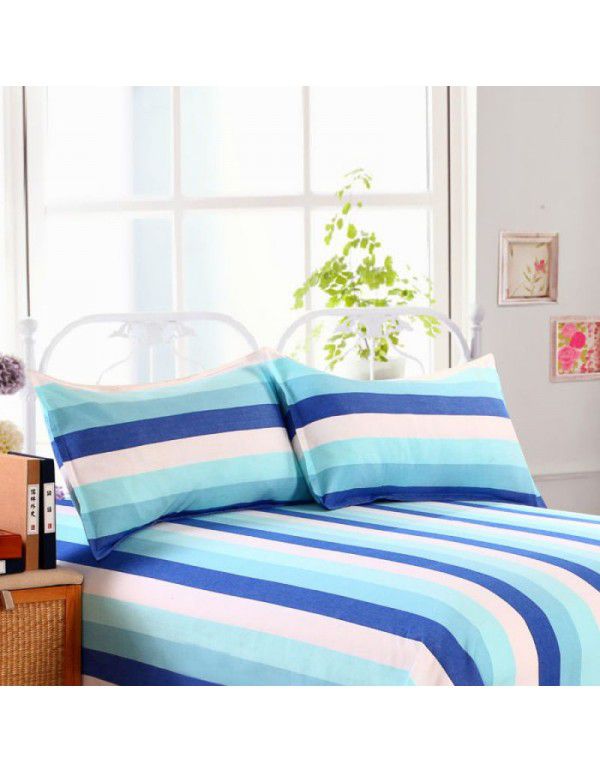 Old coarse cloth bed sheet, single piece of pure cotton, thickened, thickened, thick, old trial Japanese style
