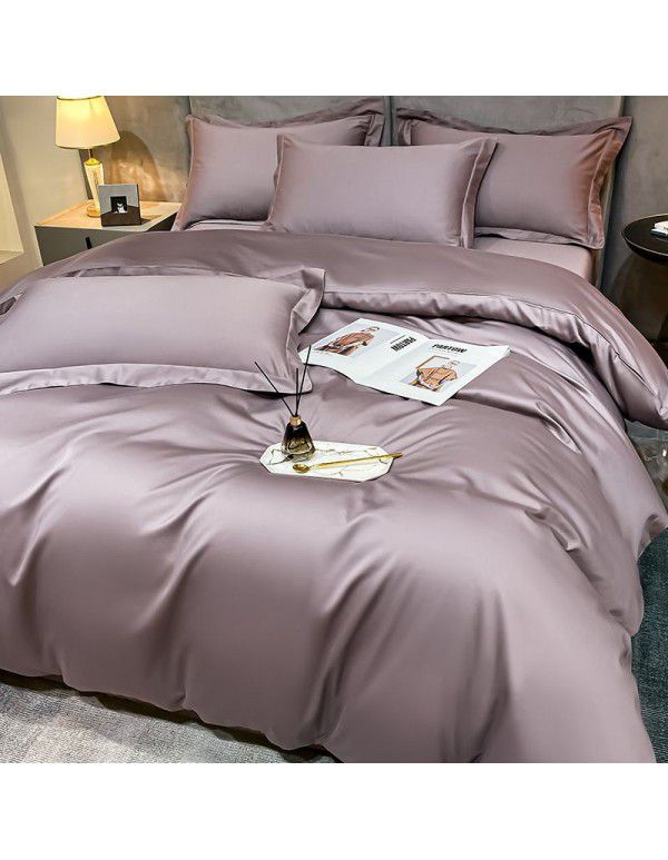  Thread Count Xinjiang Long staple Cotton Sheet Quilt Cover Three piece Cotton Sheet Set Four piece Cotton Sheet Bedding Set 4