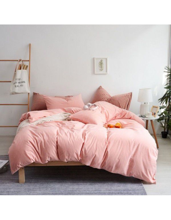 100% cotton quilt cover, one piece thickened 150x200x230 single person 1.5m quilt cover, 180cm quilt sheet