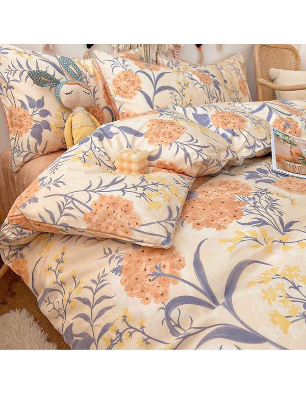 Cotton quilt cover, single piece, 100% cotton, 150x200, student dormitory, single person, 1.5 sheets, bed sheet, quilt cover, 200x230