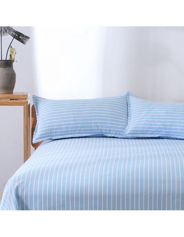 Old coarse cloth bed sheet, single piece of pure cotton, thickened, thickened, thick, old trial Japanese style